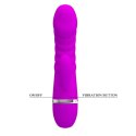 Sex wibrator ze stymulatorem łechtaczki 7tryb 18cm Pretty Love