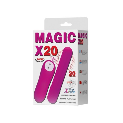 Wibrator pocisk 20 wibracji stymulacja punktowa BAILE Wibrator pocisk 20 wibracji stymulacja punktowa BAILE