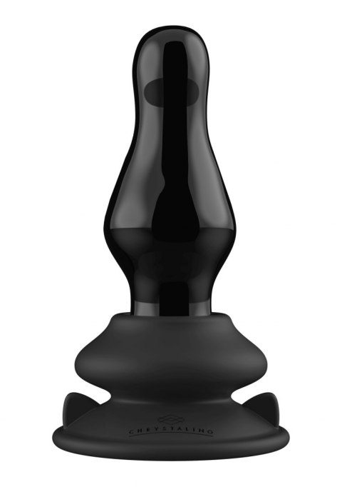 Małe szklane dildo z wibracjami z przyssawką Chrystalino Małe szklane dildo z wibracjami z przyssawką Chrystalino