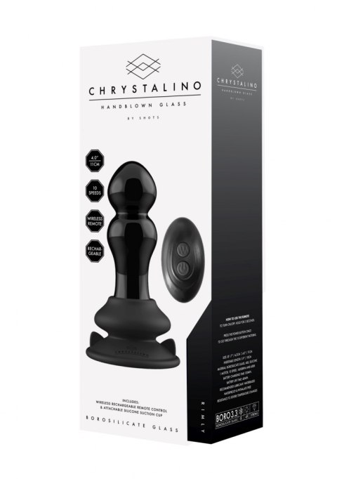 Szklane dildo 10 funkcji odpinana przyssawka Chrystalino Szklane dildo 10 funkcji odpinana przyssawka Chrystalino