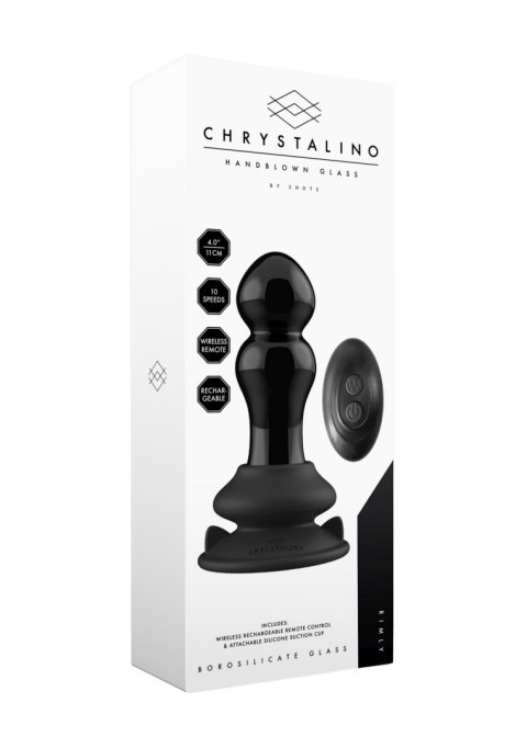 Szklane dildo 10 funkcji odpinana przyssawka Chrystalino Szklane dildo 10 funkcji odpinana przyssawka Chrystalino