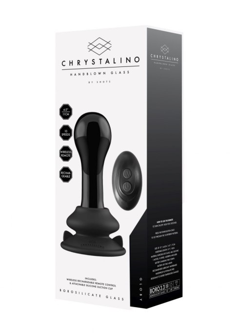 Szklane dildo ruchoma przyssawka wibracje orgazmy Chrystalino Szklane dildo ruchoma przyssawka wibracje orgazmy Chrystalino