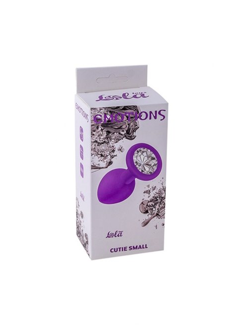 Korek analny silikonowy z sex diamencikiem 7cm Lola Toys Korek analny silikonowy z sex diamencikiem 7cm Lola Toys