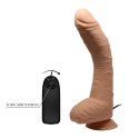 Dildo zakrzywiony penis ,przyssawka ,pilot 28 cm BAILE