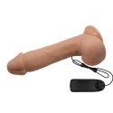 WIBRATOR DILDO Z PRZYSSAWKĄ I PILOTEM 23,4 cm BAILE