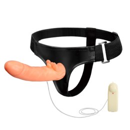 Realistyczny penis strapon wibrator z pasami 20cm BAILE