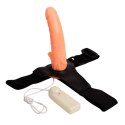 Realistyczny penis strapon wibrator z pasami 20cm BAILE