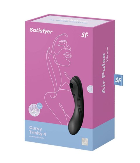 Wibrator masażer ssący satisfyer curvy trinity 4 Satisfyer