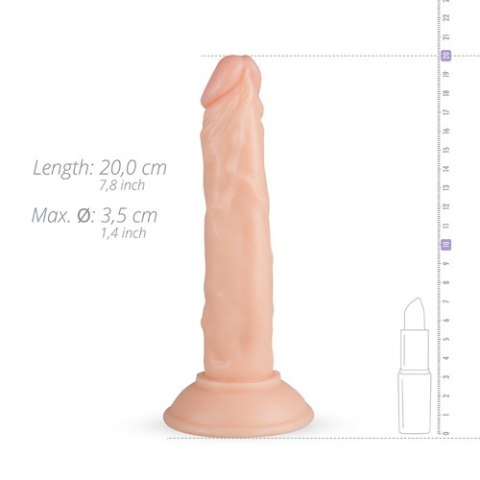 Dildo sztuczny penis jak prawdziwy przyssawka Easytoys Dildo sztuczny penis jak prawdziwy przyssawka Easytoys