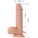 Dildo wibrujący penis z przyssawką 21,8cm BAILE