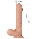 Ogromne Dildo wibrujące sztuczny penis pilot 26 cm BAILE