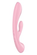 Wibrator króliczek masaż łechtaczki satisfyer róż Satisfyer