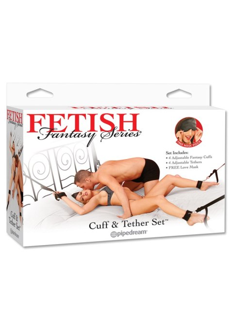 Wiązania-FF CUFF & TEATHER SET Fetish Fantasy Wiązania-FF CUFF & TEATHER SET Fetish Fantasy