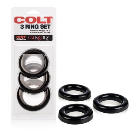 Pierścień-COLT 3 RING SET BLACK Colt Gear Pierścień-COLT 3 RING SET BLACK Colt Gear