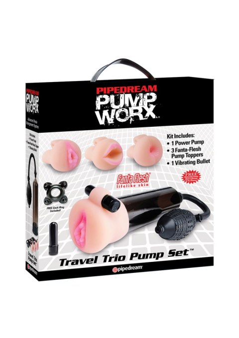Pompka-PW TRAVEL TRIO PUMP SET Pipedream Pompka-PW TRAVEL TRIO PUMP SET Pipedream