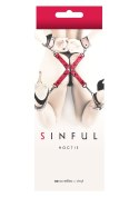 Wiązania-SINFUL HOGTIE PINK Sinful