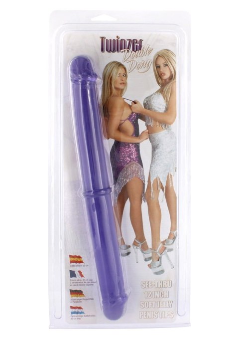 Dildo-TWINZER 12"""" DOUBLE DONG PURPLE Seven Creations Dildo-TWINZER 12"""" DOUBLE DONG PURPLE Seven Creations