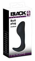 Korek analny silikonowy plug zatyczka 10 cm Black Velvets