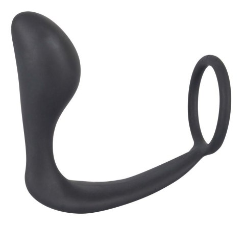Korek analny zatyczka z pierścieniem na penisa 10cm Black Velvets Korek analny zatyczka z pierścieniem na penisa 10cm Black Velvets