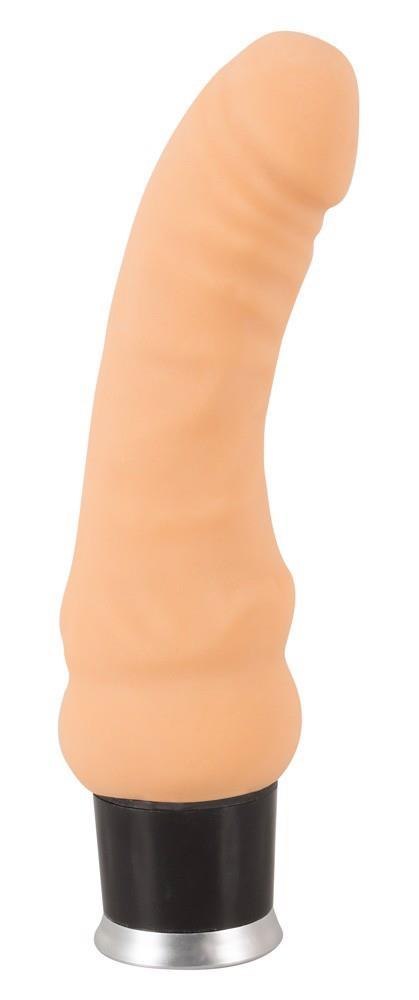 Wibrator realistyczny duży penis członek 18cm Nature Skin Wibrator realistyczny duży penis członek 18cm Nature Skin