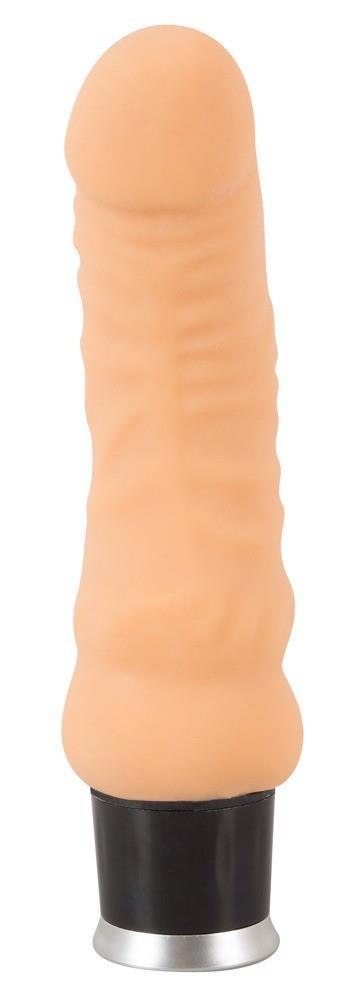 Wibrator realistyczny duży penis członek 18cm Nature Skin Wibrator realistyczny duży penis członek 18cm Nature Skin