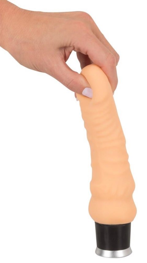 Wibrator realistyczny duży penis członek 18cm Nature Skin Wibrator realistyczny duży penis członek 18cm Nature Skin