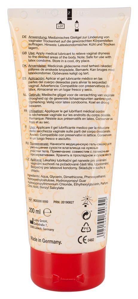 Duża tuba żel nawilżający poślizgowy intymny 200 ml Flutschi Duża tuba żel nawilżający poślizgowy intymny 200 ml Flutschi