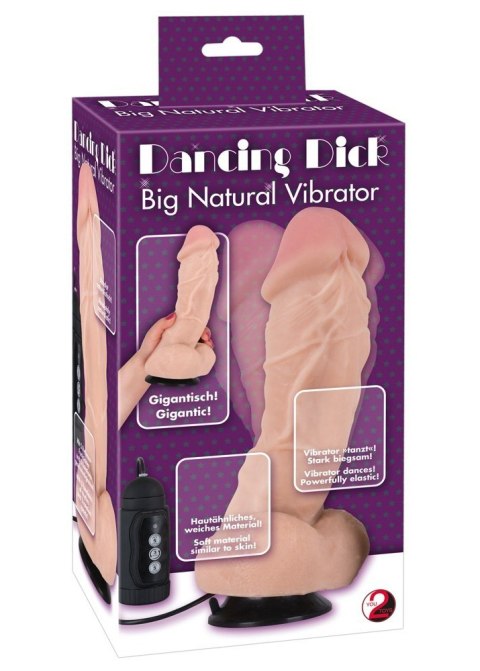 Duży gruby penis wibrator rotacja przyssawka 22cm You2Toys Duży gruby penis wibrator rotacja przyssawka 22cm You2Toys