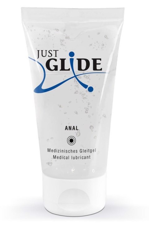 Lubrykant żel na bazie wody gęsty anal 50ml Just Glide Lubrykant żel na bazie wody gęsty anal 50ml Just Glide