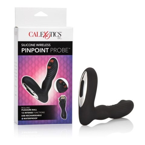Plug/vibr-WIRELESS PINPOINT PROBE BLACK CalExotics Plug/vibr-WIRELESS PINPOINT PROBE BLACK CalExotics