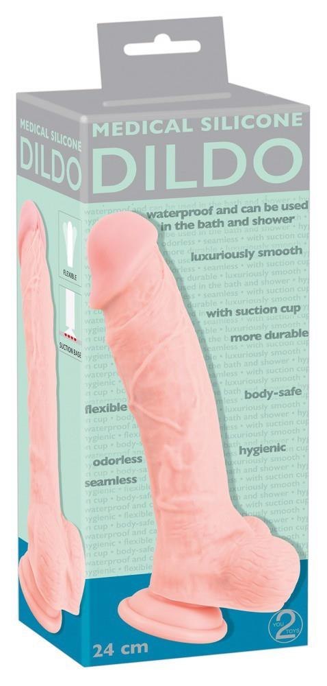 Duże grube dildo z przyssawką 24cm You2Toys Duże grube dildo z przyssawką 24cm You2Toys