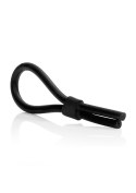 Pierścień-SILICONE STUD LASSO BLACK