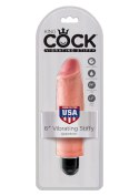 Wibrator-KING COCK 6" VIBR STIFFY FLESH