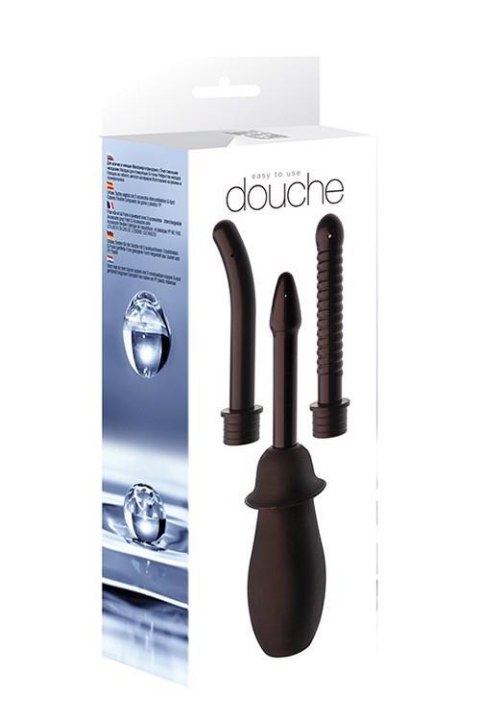 Anal/hig-DOUCHE UNISEX BLACK Seven Creations Anal/hig-DOUCHE UNISEX BLACK Seven Creations