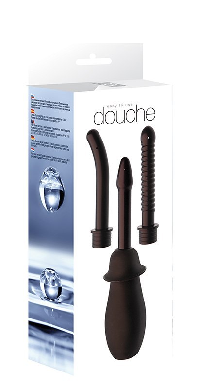 Anal/hig-DOUCHE UNISEX BLACK Seven Creations Anal/hig-DOUCHE UNISEX BLACK Seven Creations
