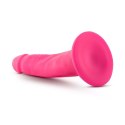 Dildo-NEO 6INCH DUAL DENSITY COCK NEON PINK Blush