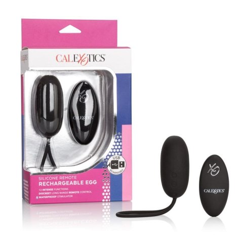 Jajko/wibr-REMOTE RECHARGEABLE EGG BLACK California Exotic Novelties Jajko/wibr-REMOTE RECHARGEABLE EGG BLACK California Exotic Novelties