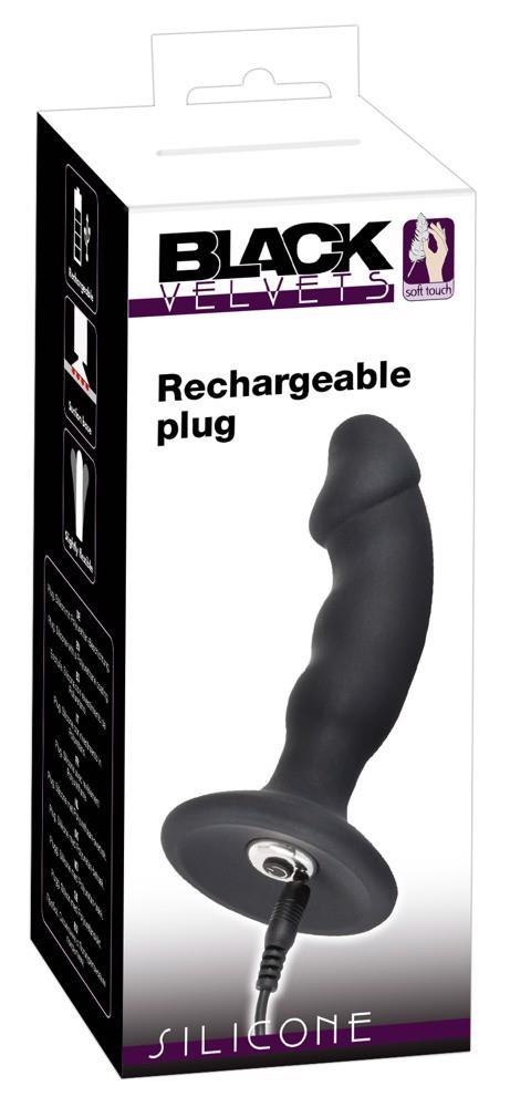 Plug/vibr-5934430000 BV Rechargeable Plug-Wibrator Black Velvets Plug/vibr-5934430000 BV Rechargeable Plug-Wibrator Black Velvets