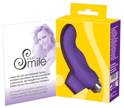 Wibrator na palec masażer łechtaczki punkt G 9cm Sweet Smile Wibrator na palec masażer łechtaczki punkt G 9cm Sweet Smile