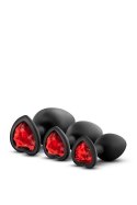 Zestaw-LUXE BLING PLUGS TRAINING KIT RED GEMS Blush