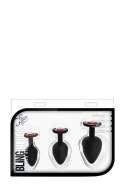 Zestaw-LUXE BLING PLUGS TRAINING KIT RED GEMS Blush