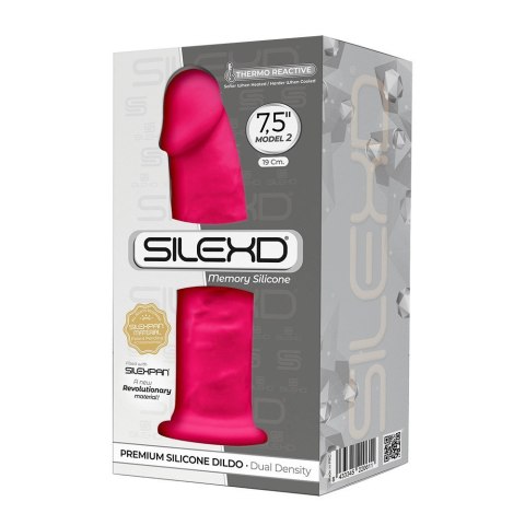 Dildo-SD.Model 2 (7.5") PINK BOX Silexd Dildo-SD.Model 2 (7.5") PINK BOX Silexd