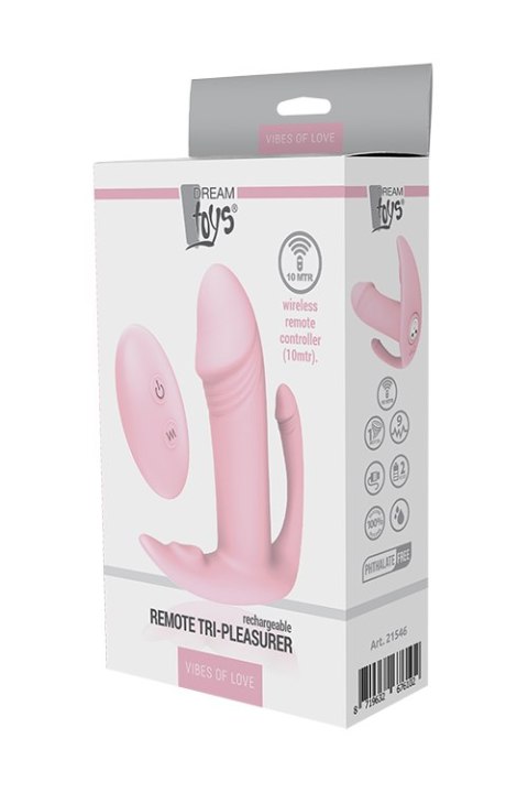 Plug/vibr-DREAM TOYS REMOTE TRI-PLEASURER Dream Toys Plug/vibr-DREAM TOYS REMOTE TRI-PLEASURER Dream Toys