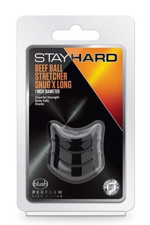 STAY HARD BEEF BALL STRETCHER SNUG XLONG Blush STAY HARD BEEF BALL STRETCHER SNUG XLONG Blush