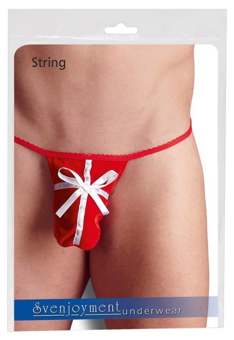 Stringi męskie erotyczne czerwone prezent urodziny Svenjoyment Stringi męskie erotyczne czerwone prezent urodziny Svenjoyment