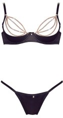 Komplet bielizny czarny 85C/L Cottelli LINGERIE