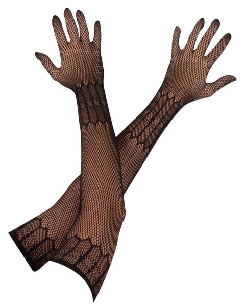 Długie erotyczne rękawiczki z palcami koronka S-L Cottelli ACCESSOIRES Długie erotyczne rękawiczki z palcami koronka S-L Cottelli ACCESSOIRES