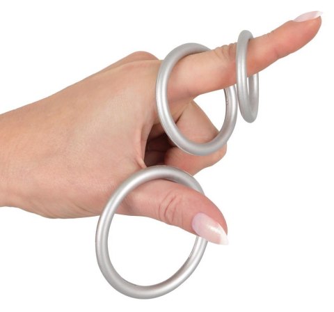 Metallic Silicone Cock ring se You2Toys Metallic Silicone Cock ring se You2Toys