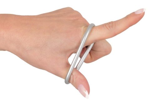 Metallic Silicone Cock ring se You2Toys Metallic Silicone Cock ring se You2Toys