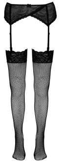 Pończochy siatkowe do pasa S/M Cottelli LEGWEAR